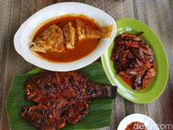 Lontong Tunjang & Ikan Bakar Jingkrak, Kuliner Sedap di Bengkulu