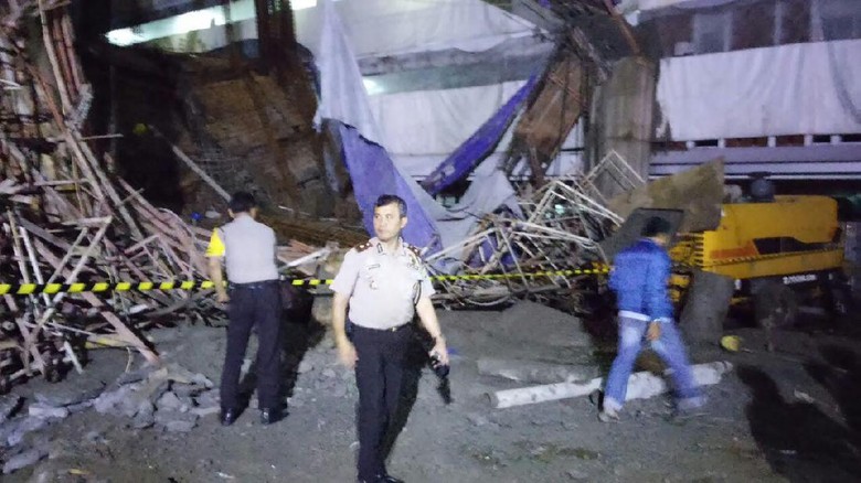 Begini Penampakan Gedung Kampus D Gunadarma yang Ambruk