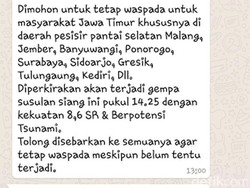 BMKG Minta Masyarakat Tidak Sebarkan Isu Gempa Susulan di Jatim