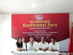 17.500 Bendera Merah Putih Dikibarkan di Karnaval Cinta NKRI