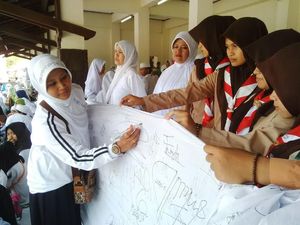 Ribuan Santri di Pasuruan Apel Akbar untuk Ikrar NKRI Harga Mati