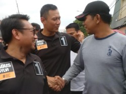 Blusukan di Pasar Minggu, Agus Bertemu Mantan Prajuritnya Saat di Lebanon