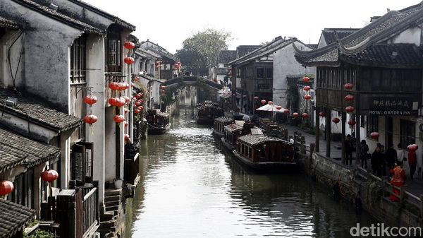 Penampakan Kota Tua Cantik di Suzhou, China