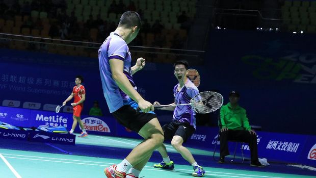 Marcus/Kevin ke final All England 2020. (