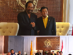 Jaga NKRI, Pesan Novanto dalam Pertemuan Golkar dan Nasdem