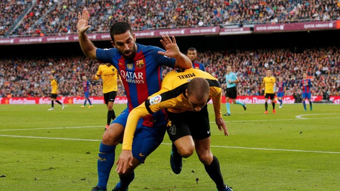 Ada Kans Barca Terpeleset di Tangan Juru Kunci Malaga