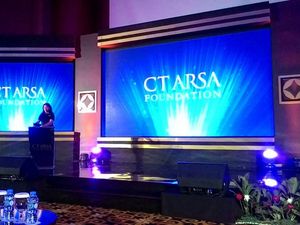 CT Didampingi Istri Hadiri Ulang Tahun ke-11 CT ARSA Foundation