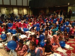 Balai Kota DKI Diserbu Ratusan Anak, Ikut Lomba Mewarnai dan Keliling Jakarta