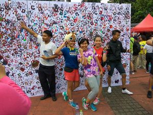 Di Acara ToleRun, Masyarakat Ramai Cap Tangan Petisi Keberagaman