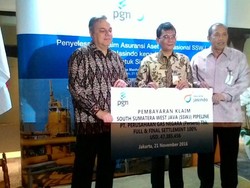 Jasindo Bayarkan Klaim Pipa Bocor US$ 47,38 Juta ke PGN