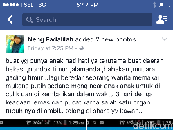 Beredar Info Wanita Bermukena Culik Anak di Bekasi, Polisi: Itu Hoax!