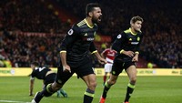 Diego Costa merayakan gol yang dicetak di menit ke-41 dalam pertandingan yang dihelat di Stadion Riverside, Minggu (20/11/2016) malam. Andrew Yates/Reuters/detikFoto.