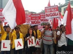 Mahasiswa Aksi Damai Serukan Persatuan Indonesia