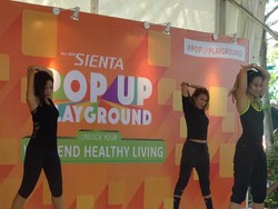 Penuhi Kebutuhan Hidup Sehat Ala All New Sienta di Pop Up Playground
