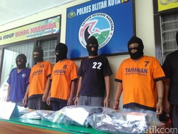 Polresta Blitar Gulung Sindikat Sabu, 7 Pelaku Diamankan