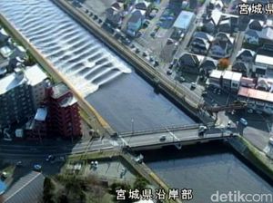 Tsunami Terjang Perfektur Miyagi Jepang