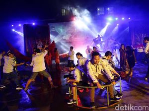 Pertunjukan Spektakuler SMA Selamat Pagi Indonesia Jadi Hiburan Risers DRE