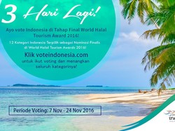 Tinggal 3 Hari Lagi, Waktu Anda untuk Voting Halal Tourism