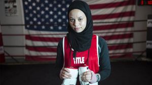 Begini Gaya Latihan Amaiya Zafar, Petinju Berhijab asal Amerika