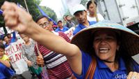 Nelayan Teluk Jakarta Demo Kedubes Belanda