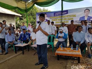 Kampanye di Pesisir Serang, Wahidin Halim Janji Buat Akses Jalan Bagi Nelayan