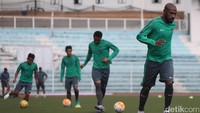 Latihan skuat Garuda digelar di Rizal Memorial Stadium, Rabu (23/11/2106).