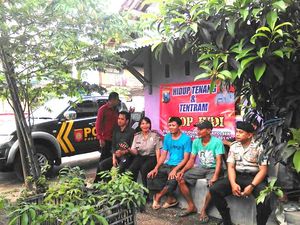 Kapolsek Wanita ini Rela Tidur di Pos yang Dibuatnya di Dekat Lokasi Judi