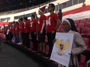 Di Filipina, Mereka Menginisiasikan Diri sebagai Suporter Pasukan Garuda