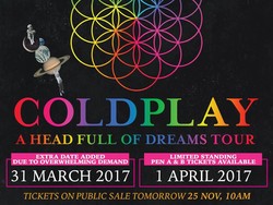 Akhirnya Nonton Coldplay! Ini Kisah Pembeli yang Berhasil Beli Tiket Online