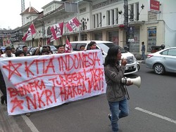 Turun ke Jalan, Mahasiswa di Bandung Ajak Masyarakat Jaga NKRI