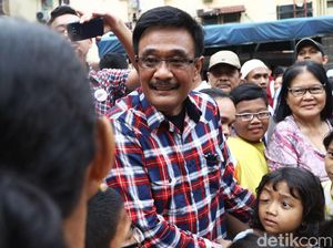 Djarot Blusukan di Rusun Apron Kemayoran