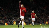 Jesse Lingard merayakan gol. Carl Recine/Reuters/detikFoto.