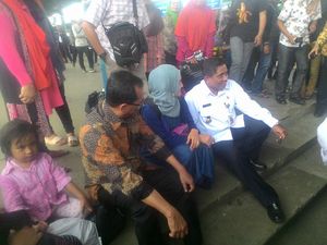 Plt Gubernur DKI dan Menhub Blusukan ke Stasiun Manggarai