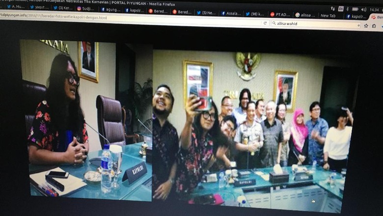 Disorot di Medsos, Ini Penjelasan Netizen yang Bertemu dengan Kapolri