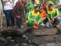 Wali Kota Anton Pantau Gorong-gorong Cari Penyebab Banjir di Malang