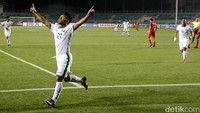 Di babak kedua Indonesia menyamakan kedudukan lewat Andik.