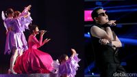 Harmonisasi Raisa Hingga Goyangan PSY di Konser Oppo