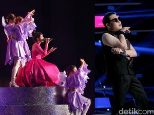 Harmonisasi Raisa Hingga Goyangan PSY di Konser Oppo