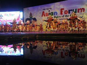 Aksi Penari Cilik di Pembukaan AFRC