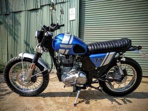 Royal Enfield 350 Classic Disulap Jadi Scrambler