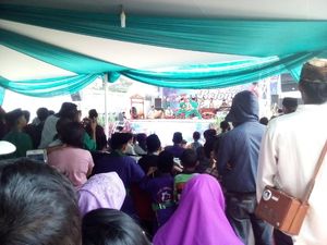 Ciatt! Gaya Bocah Ikuti Lomba Pencak Silat Cingkrik di Festival Rawa Belong