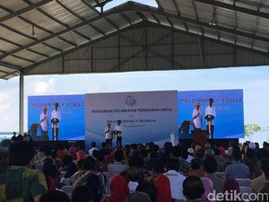 Resmikan Pelabuhan Perikanan Untia di Makassar, Jokowi: Apa Kareba?