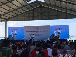 Resmikan Pelabuhan Perikanan Untia di Makassar, Jokowi: Apa Kareba?