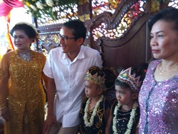 Sandiaga Mampir di Hajatan Warga Saat Blusukan di Angke