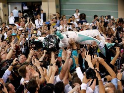 Hamilton Menangi GP Abu Dhabi, Rosberg Tetap Juara Dunia