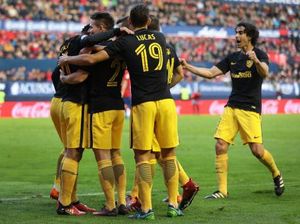 Atletico Madrid Libas Osasuna 3-0