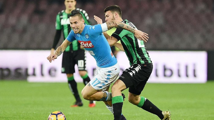 Napoli Ditahan Imbang Sassuolo 1-1