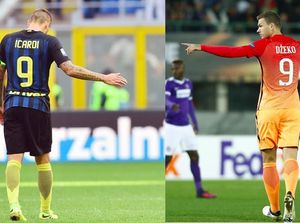 Dzeko dan Icardi sebagai Topskorer Sementara