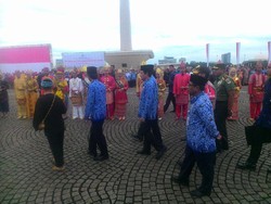 Kemenpora Hadiri Upacara HUT Korpri di Silang Monas