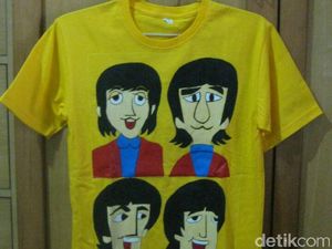 Berawal dari Nonton Konser Metallica, Pemuda Ini Punya Bisnis Kaos Lukis